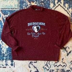 Big Dogs Maroon Turtleneck Sweater